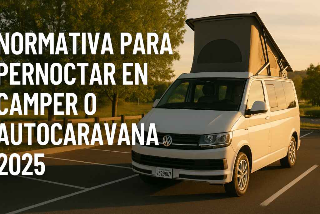 Normativa para pernoctar en camper o autocaravana