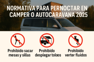 normativa para dormir en furgoneta