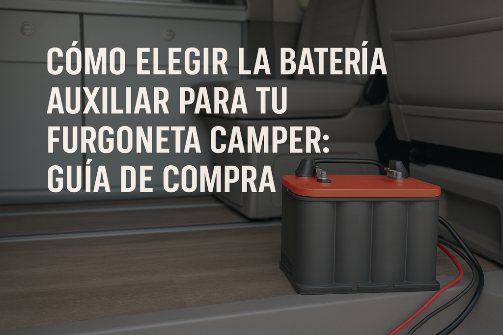 Batería auxiliar furgoneta camper