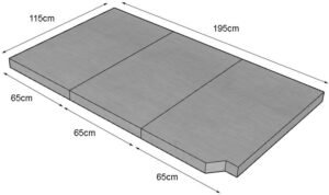 Colchón Plegable para Volkswagen T5, T6 y t6.1