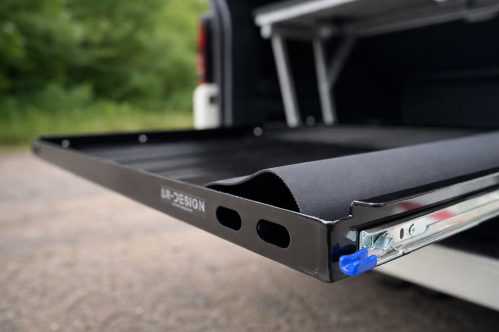 Guías correderas para cajones camper y bandeja extraíble