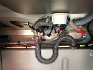 Conexión de manguera del agua para ducha exterior en vw California