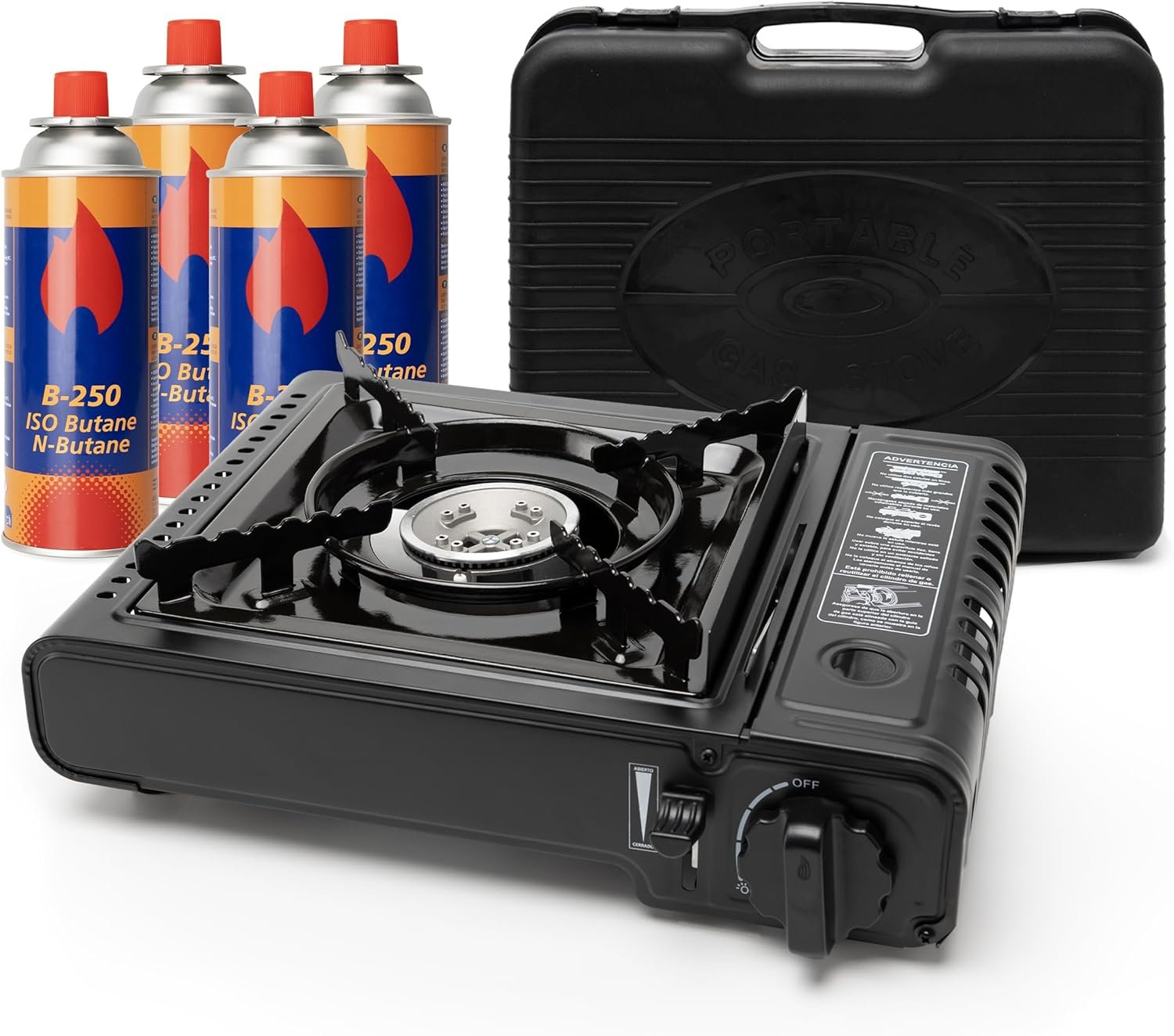 Hornillo de camping compacto para cocinar en el VW California Beach